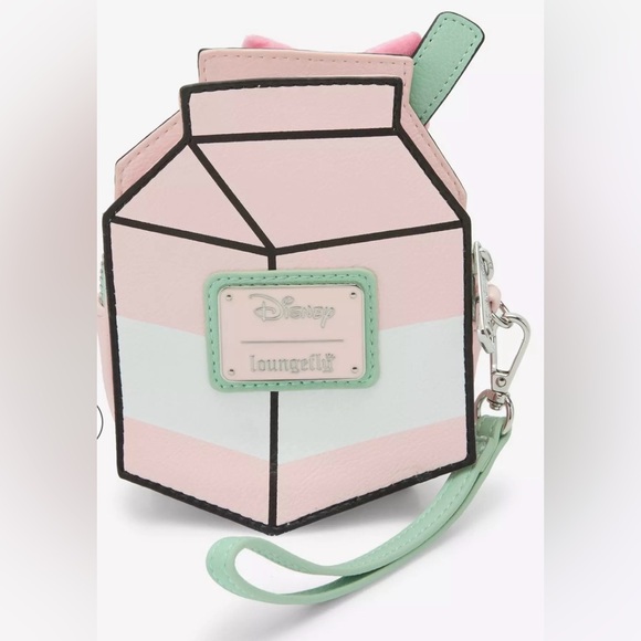 NEW Loungefly Disney The Aristocats MARIE Milk Carton Coin Purse Wristlet - Picture 2 of 2